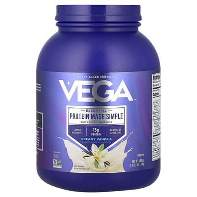 Plant Based Protein, Creamy Vanilla, 4 lb 0.1 oz (1.8 kg)