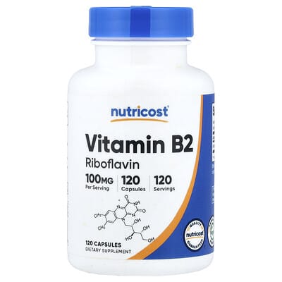 Витамин B2 Nutricost 100 mg