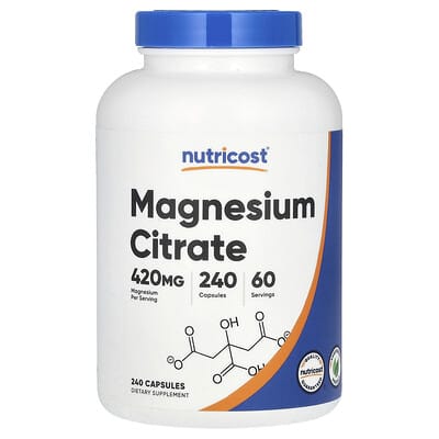 Цитрат магния, 240 капсул (105 mg на капсулу)
