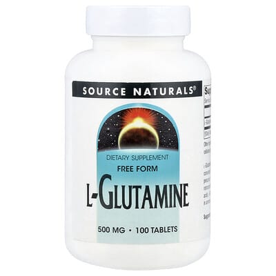 L-Glutamine, 500 mg, 100 таблеток