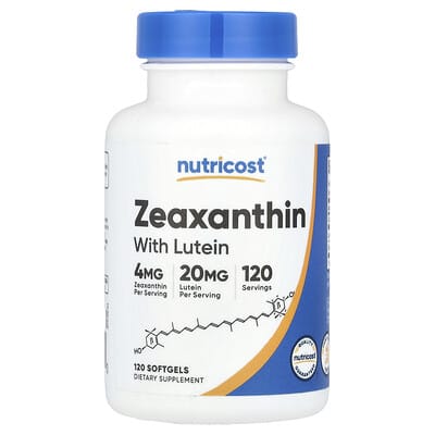 Zeaxanthin with Lutein, 120 Softgels