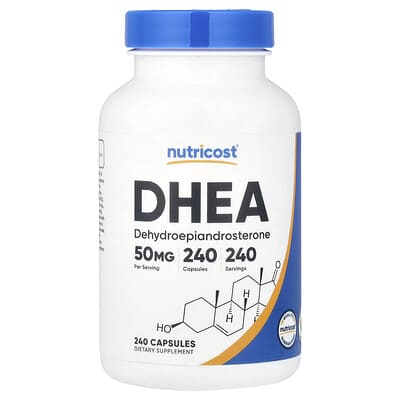 DHEA, 50 mg, 240 капсул
