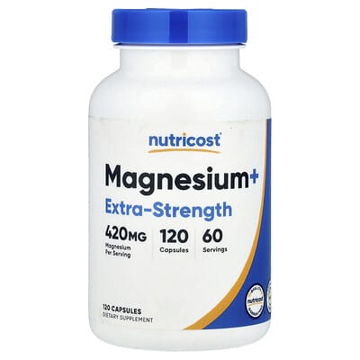 Nutricost Magnesium+, усиленная формула, 120 капсул