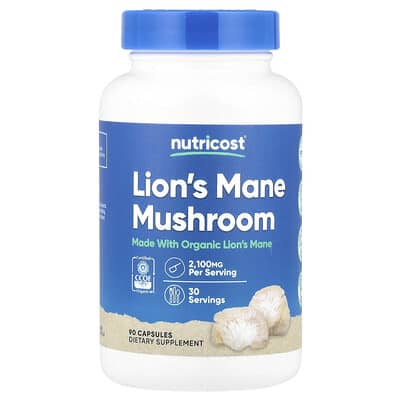 Грибы Lion's Mane, 90 капсул (700 mg на капсулу)