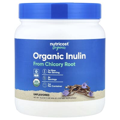 Пудра инулин Nutricost Organic Unflavored 16.2 oz (454 g)
