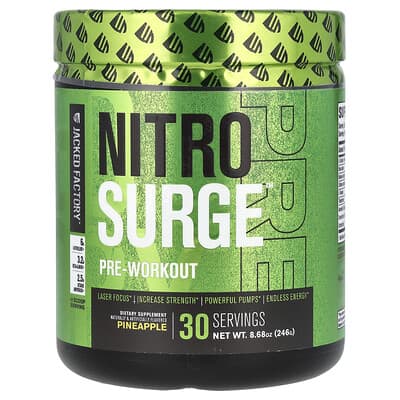 Nitro Surge™, Pre-Workout, Pineapple, 8.67 oz (246 g)