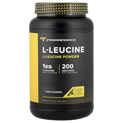 Primaforce L-Leucine, без вкуса, 2.2 lb (1,000 g)