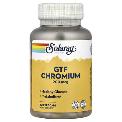 GTF Chromium, 200 mcg, 200 VegCaps
