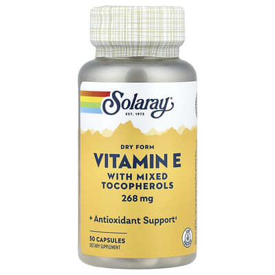 Vitamin E with Mixed Tocopherols, 268 mg, 50 Capsules