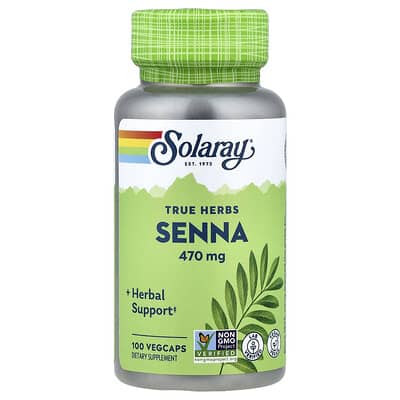 Сенна, 470 mg, 100 вегетарианских капсул