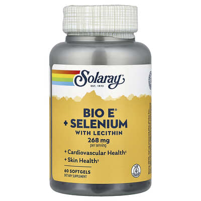 Bio E® + Selenium with Lecithin, 60 Softgels