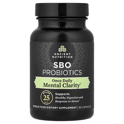 Пробиотики SBO Probiotics, Mental Clarity, 30 капсул