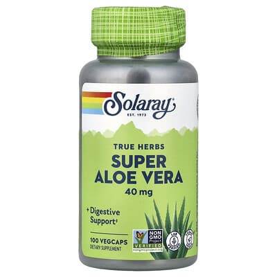 True Herbs супер алоэ вера, 100 вегетарианских капсул