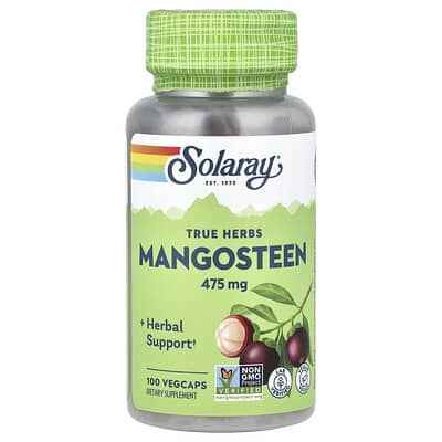 Суперфуды True Herbs, мангостин, 475 мг, 100 вегетарианских капсул