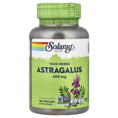 Solaray Astragalus, 400 mg, 180 вегетарианских капсул