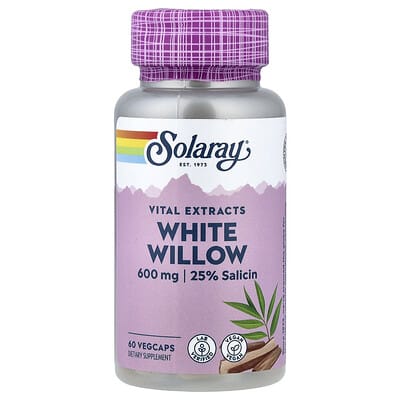 Экстракт ивы Vital Extracts, 60 вегетарианских капсул