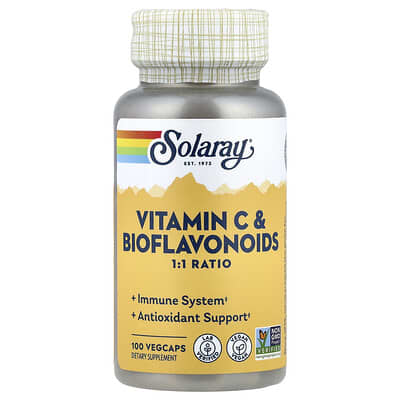 Vitamin C & Bioflavonoids, 100 VegCaps