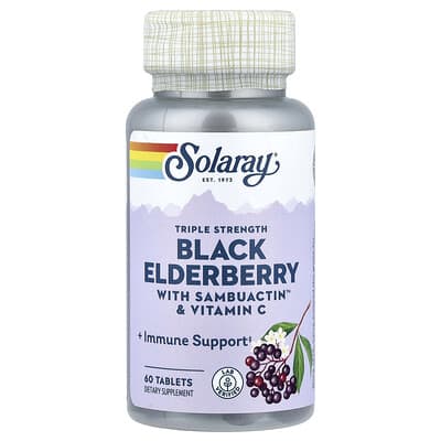 Black Elderberry with Sambuactin™ & Vitamin C, 60 Tablets