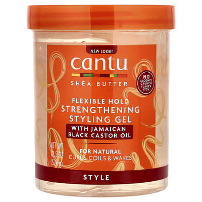 Гель для укладки Shea Butter, укрепляющий, сильная фиксация, 18.5 oz (524 g)