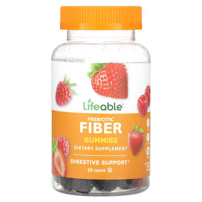 Пребиотические жевательные конфеты Lifeable Berry, 60 Gummies