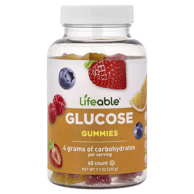 Lifeable желейные конфеты Glucose Mixed Fruit 60 шт