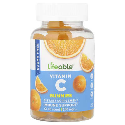 Vitamin C Gummies, Citrus, 60 Gummies (125 mg per Gummy)