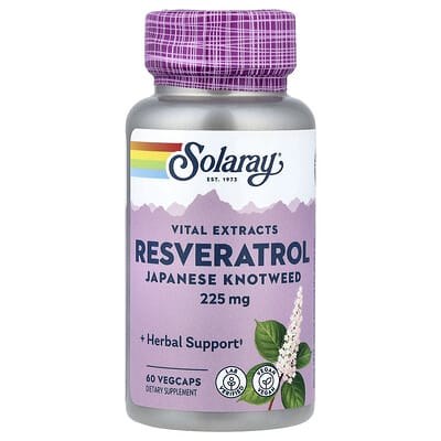 Vital Extracts, Resveratrol Japanese Knotweed, 60 вегетарианских капсул