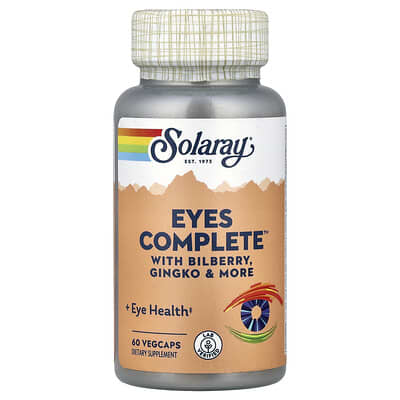 Eyes Complete™ с черникой и гинкго, 60 вегетарианских капсул