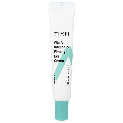 Tiam Крем для кожи вокруг глаз с витамином A и бакучиолом, 1.01 fl oz (30 ml)