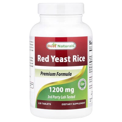 Красный дрожжевой рис, 1,200 mg, 120 таблеток
