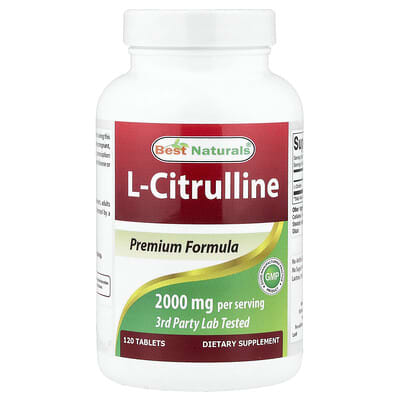 L-Citrulline, 120 таблеток (1,000 mg на таблетку)