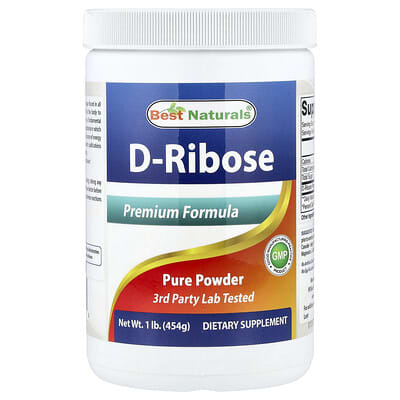 D-Ribose, 1 lb (454 g)