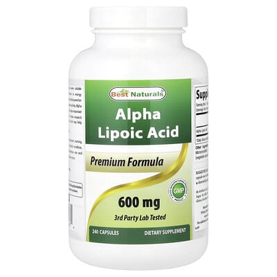 Альфа-липоевая кислота, 600 mg, 240 капсул
