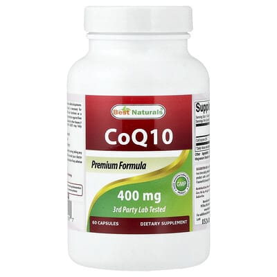Best Naturals CoQ10, 400 mg, 60 капсул