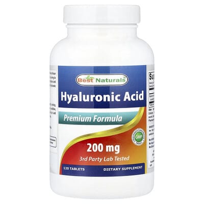 Best Naturals Гиалуроновая кислота, 200 mg, 120 таблеток