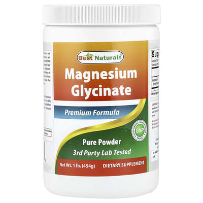 Magnesium Glycinate порошок, 1 lb (454 g)