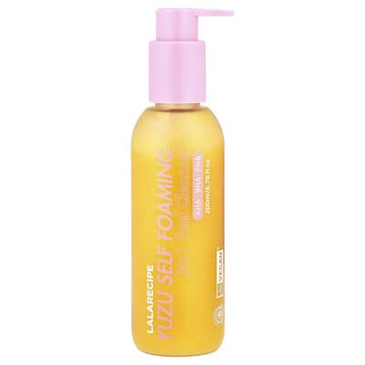 Yuzu Self Foaming, 3  in 1 Peel Cleanser, 6.76 fl oz (200 ml)