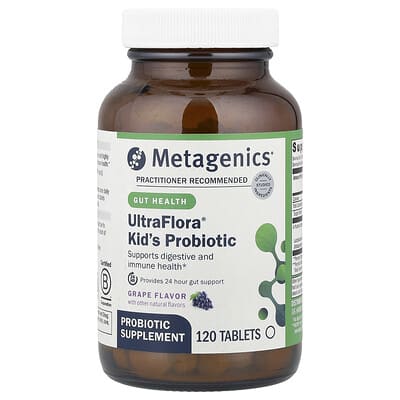 UltraFlora® Детский Probiotic, Grape, 120 Tablets