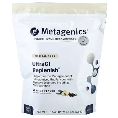 Лечебное питание UltraGI Replenish®, ваниль, 21.48 oz (609 g)