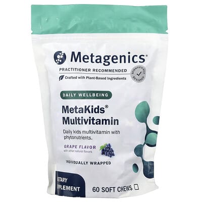 Мультивитамины MetaKids® Grape, 60 Soft Chews