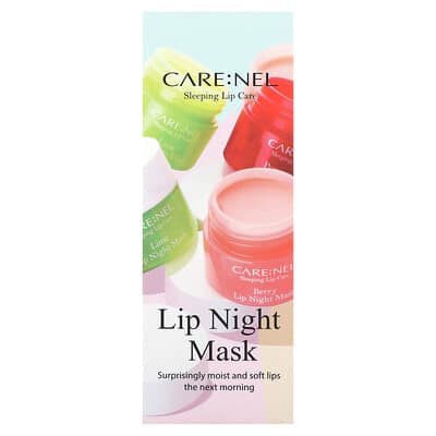 Lip Night Mask, ягодная, 3 штуки, (5 g) каждая