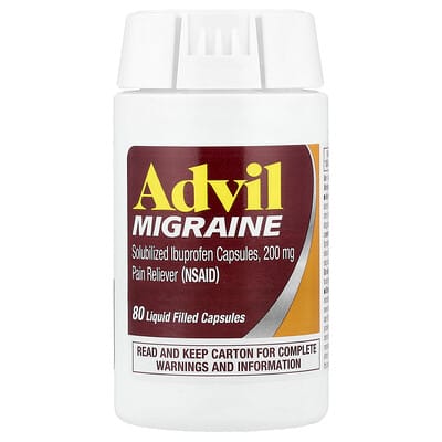 Migraine, Ibuprofen, 80 Liquid Filled Capsules