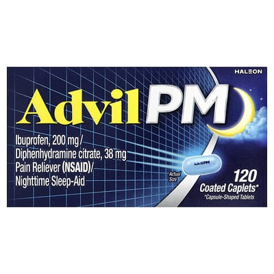 PM, Ibuprofen, 200 mg , 120 Coated Caplets