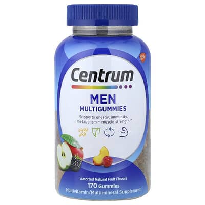 Centrum Мужские мультивитамины Multigummies Natural Fruit 170 шт