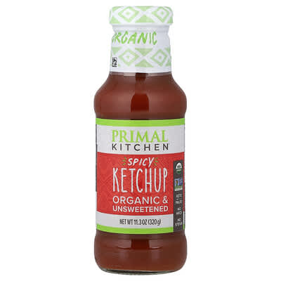 Organic Spicy Ketchup, Unsweetened, 11.3 oz (320 g)
