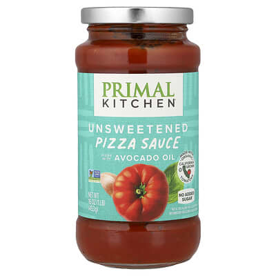 Pizza Sauce Made With Avocado Oil, Unsweetened, 16 oz (453 g)