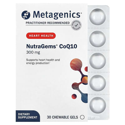БАД Metagenics NutraGems CoQ10 300 mg, 30 жевательных гелей