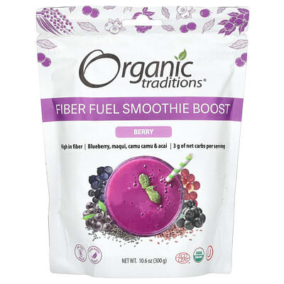 Смузи Superfoods Fiber, Berry, 10.6 oz (300 g)