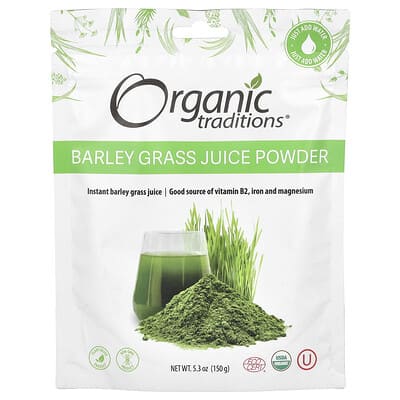 Порошок Superfoods, Barley Grass Juice Powder, 5.3 oz (150 g)