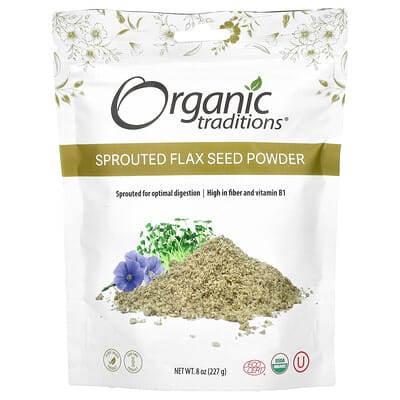 Superfoods, Sprouted Flax, 8 oz (227 g)